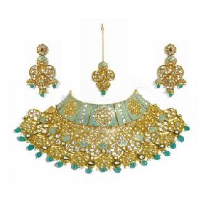 NS-829 Kundan Bridal Necklace Set