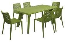 Plastic Dining Table Set