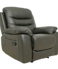 Leather Manual Recliner Sofa