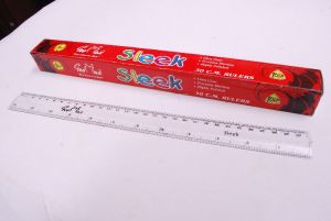 12 Sleek Plastic Ruler