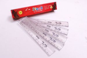 6 Sleek Plastic Ruler