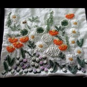 Embroidered Cushion Cover