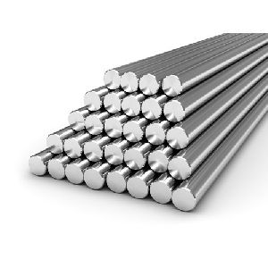 silver steel bar