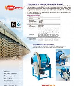 Mini Reversible Concrete Mixer