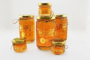 Transparent Honey Jars