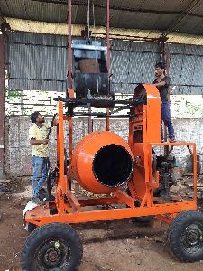 2 Pole Lift Concrete Mixture Machine