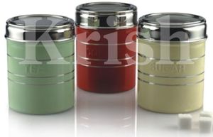 Coloured See Through Canister T/S/C