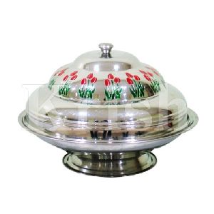 Deep round Kozi Dish With Dome Step Cover