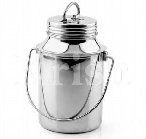 Milk can with joint & Screw Lid