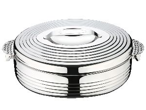 Oval Hot Pot - Silver