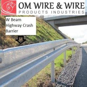 W Beam Crash Barrier