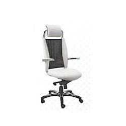 White Leather Office Chair