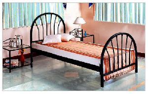 Metal Black Single Bed