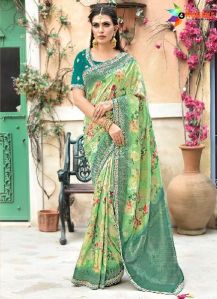 Designer Printed Sarees