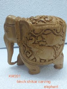 Wooden Elephant Crafts
