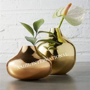 metal vase