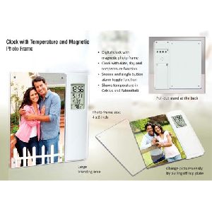 Digital Clock Photo Frame