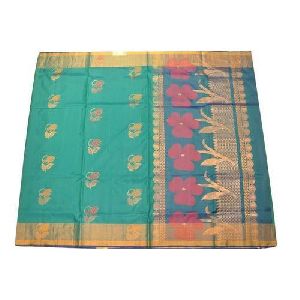 Multicolor Pochampally Silk Saree