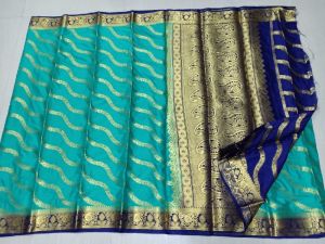 Designer Crepe Silk Saree