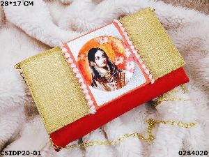 Digital print clutch