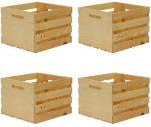 Square Wooden Crates