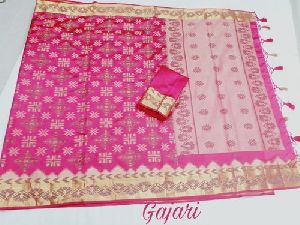 ikkat silk saree