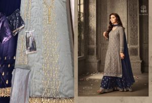 Jmv Designer Studio Present By Georgette With Embroidery work Dress Material