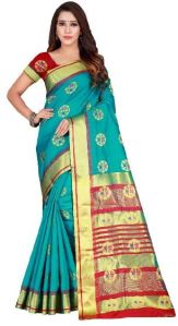 JMV DESIGNER STUDIO PRESENT BY LICHI BASE PRINT SAREE