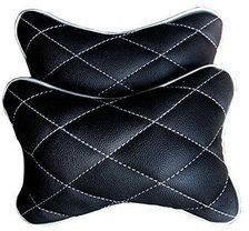 Black Leather Neck Pillows