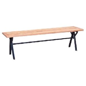 Industrial Iron Bench
