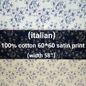 Satin Shirting Italian Fabric