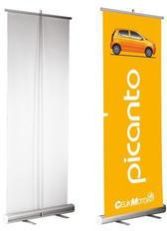 Roll up banner stand