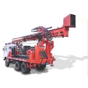 Trolley Mounted DTH cum Rotary Drilling Rig