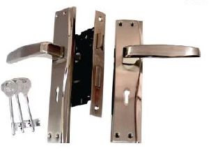 Double Action Brass Latch Lock Three Key