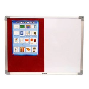 Aluminium Framed Combination Pin Board