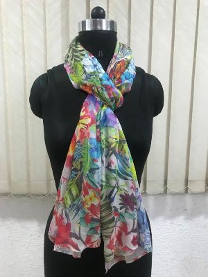 Ladies Digital Printed Scarves