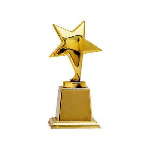 Gold Plated Award Trophy