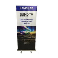 Roll up banner stand