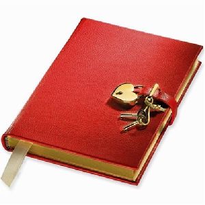 Lockable Leather Diary