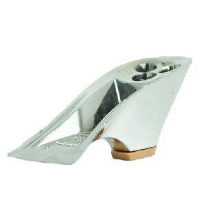 Silver Wedge Heel