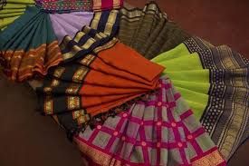 Lycra Net Plain Sarees