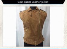 Goat Suede Leather Jacket