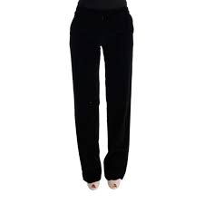 Women Cotton Black Formal Trouser