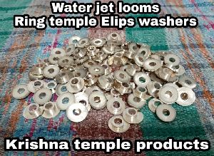 Ring temple washers for water jet looms