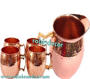 Copper Jug & Mule Mug Set