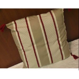 Striped Cotton Fancy Cushion Cover