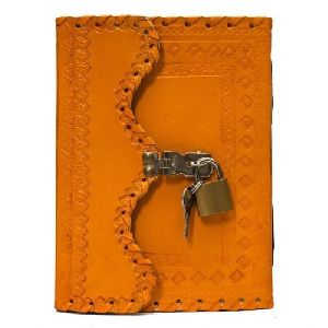 Leather Lockable Diary