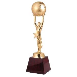 gold plated trophy