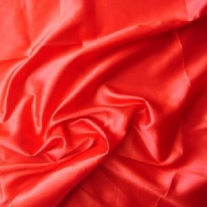 Plain Red Satin Fabric