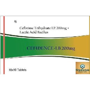 Cefixime Trihydrate Lactic Acid Bacilus 200mg Tablets